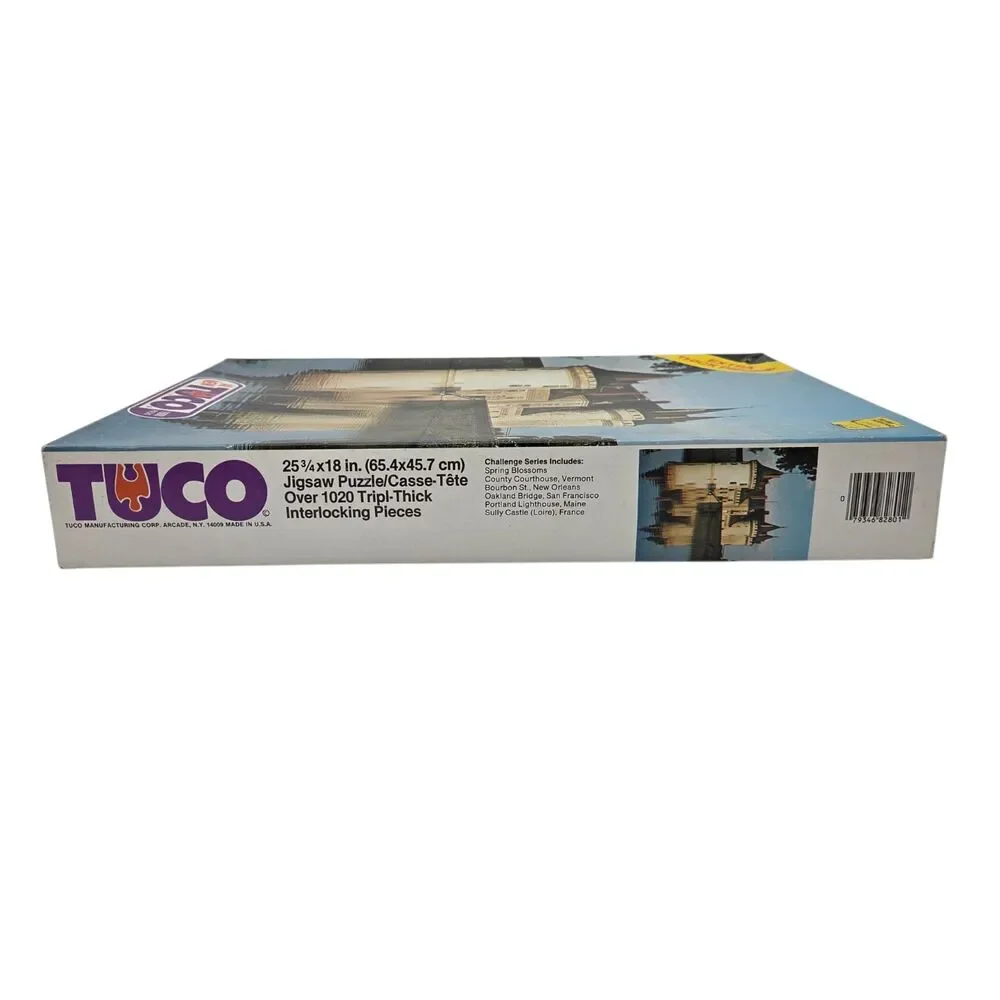 Vintage Tuco Jigsaw Puzzle 1020 Pieces Sully Castle France Extra Thick 8280